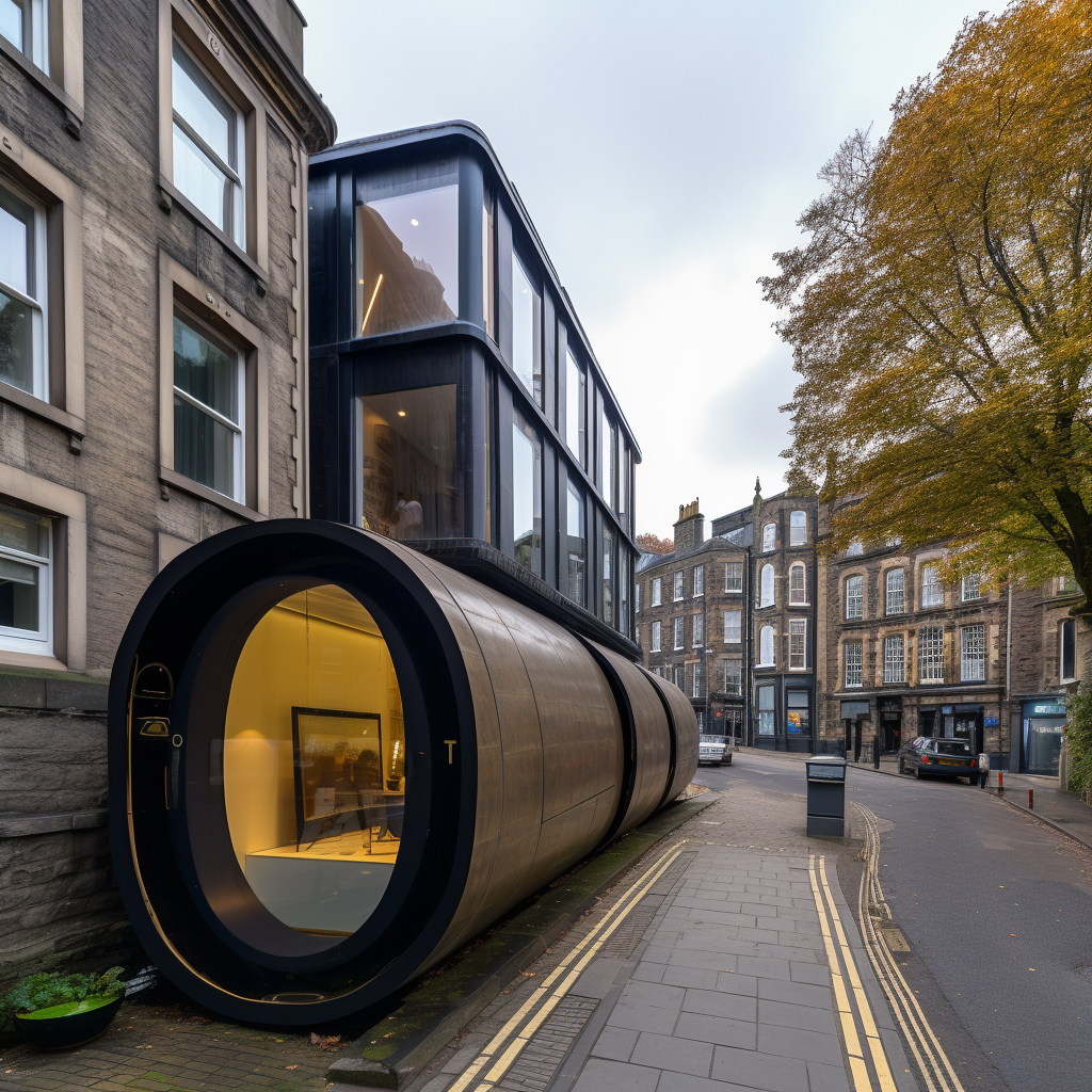 POD inserted into the street